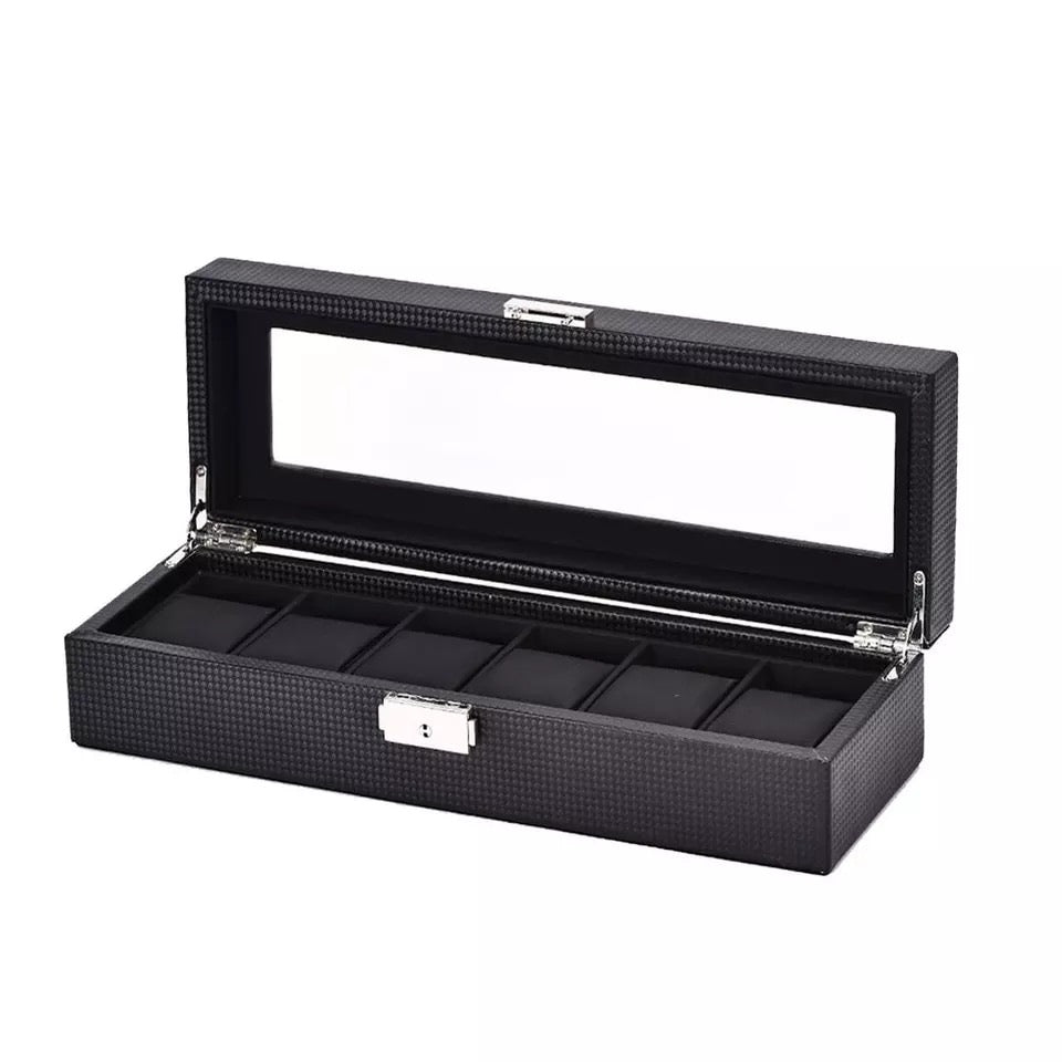 Salmue Dubbele sieraden horloge opbergdoos, halsketting doos voor oorbellen en armbanden, opbergdoos, sieraden organizer doos Salmue Dubbele sieraden horloge opbergdoos, halsketting doos voor oorbellen en armbanden, opbergdoos, sieraden organizer doos