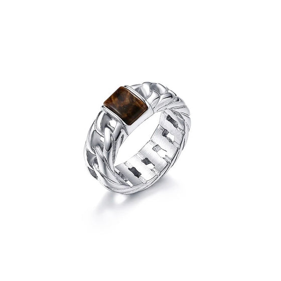 Tiger Eye Stone Ring