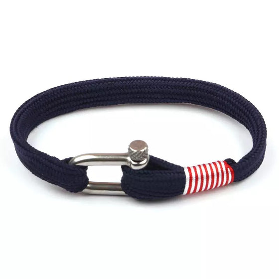 Navy Buckle bracelet
