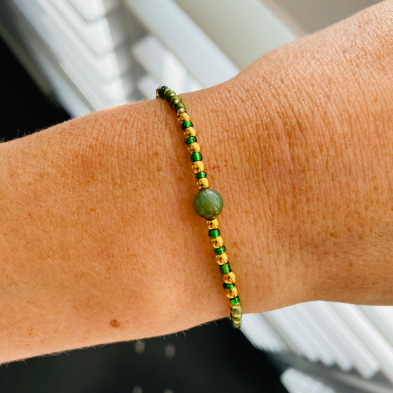 Ibiza ♡ Agate Green & Gold