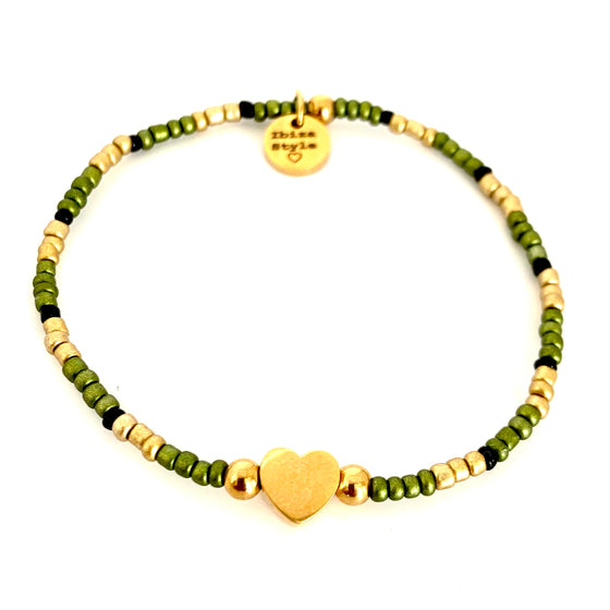 Ibiza ♡ Green Gold Heart