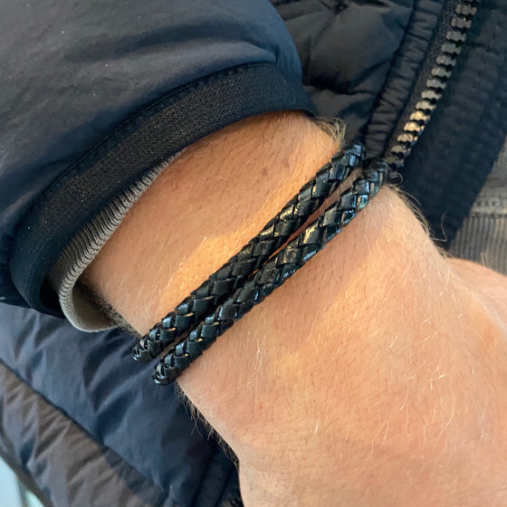 Braided Leather bracelet