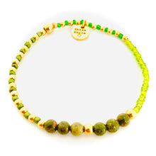  Ibiza ♡ Unakite Green & Gold